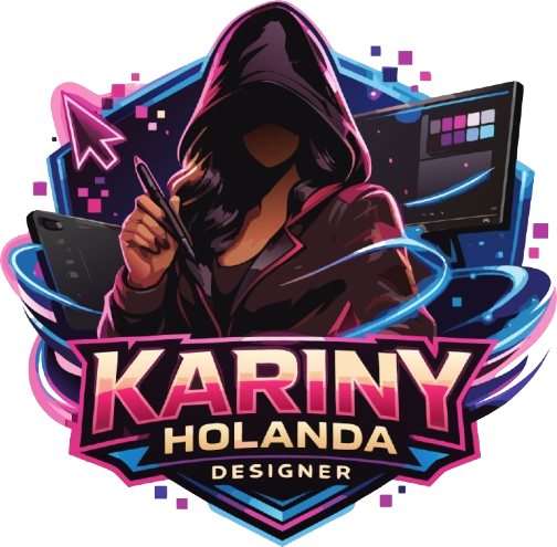 Logotipo Kariny Holanda Designer Gráfico